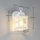 Metalowa lampa ścienna na taras MIRANDE 262260131 IP23 biała 8