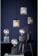 Wisząca lampa nad stół tuba HOLLYWOOD 46483027 szklana bursztynowy czarny 4