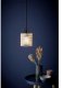 Wisząca lampa nad stół tuba HOLLYWOOD 46483027 szklana bursztynowy czarny 6