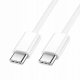 BWOO kabel USB-C - USB-C 1m 60W do iPhone 15 BO-X284 biały 3