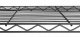 Regał 5-półkowy 1200x450x1800 mm ze stali malowanej proszkowo | TECHNICA, Black Series 4