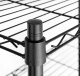 Regał 5-półkowy 1200x450x1800 mm ze stali malowanej proszkowo | TECHNICA, Black Series 5