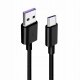 ECONOMY KABEL USB PD TYP-C DO TYP-C 5A 100W 2M CZARNY USB3.0 2