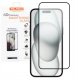 TELTECH PREMIUM SZKŁO 6D IPHONE 15 SZKŁO PROFILOWANE HARTOWANE FULL COVER CZARNA RAMKA 1