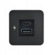Gniazdo ładowania USB-A /C 36W 12/24V Scanstrut SC-TILE-10 1