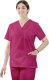 Visent Bluza medyczna ELASTYCZNA stretch - śliwka chirurgiczna damska K80 STR XXL 1