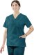 Visent Bluza medyczna ELASTYCZNA stretch - śliwka chirurgiczna damska K80 STR XXL 13