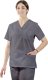 Visent Bluza medyczna ELASTYCZNA stretch - śliwka chirurgiczna damska K80 STR XXL 15