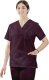 Visent Bluza medyczna ELASTYCZNA stretch - śliwka chirurgiczna damska K80 STR XXL 17