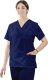 Visent Bluza medyczna ELASTYCZNA stretch - śliwka chirurgiczna damska K80 STR XXL 9