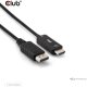 CLUB3D CAC-1083 kabel DisplayPort 2 m HDMI Typu D (Micro) Czarny 1