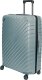 Duża walizka SwissBags Diamond cut 76 cm metaliczny niebieski 1