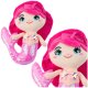 Pluszowa Syrenka Przytulanka Ogon W Cekiny Jasnoróżowa 28cm LEAN Toys 1