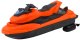 Skuter Wodny Zdalnie Sterowany RC 1:42 Pomarańczowy LEAN Toys 2