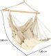 Krzesło brazylijskie z podnóżkiem leżak wiszący huśtawka 130cm beż Kik Sp. z o. o. Sp. k. 13