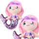 Pluszowa Syrenka Przytulanka Ogon W Cekiny Dwukolorowe Fioletowa 28cm LEAN Toys 1