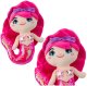 Pluszowa Syrenka Przytulanka Ogon W Cekiny Intensywny Róż 28cm LEAN Toys 1