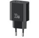 Ładowarka sieciowa USAMS CC317 T65 33W   1xUSB-C 1xUSB-A Fast Charging czarny 1