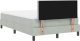 vidaXL Łóżko z materacem i LED jasnoszare 120x190 cm aksamitne 4