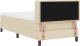 vidaXL Łóżko box spring z materacem w kremowym kolorze, 100 x 200 cm, materiał. 9