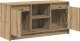 vidaXL Szafka RTV z LED w Dębie Rzemieślniczym, 100x34x50 cm, Zrobiona z Drewna Inżynieryjnego. 2