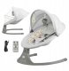 Elektrinės sūpynės Kinderkraft 2in1 Lumi 2, light grey 1