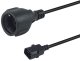 Equip Netzkabel Anschl. C14 -> CEE7/3 0.25m schwarz 1