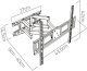 Uchwyt do telewizora 23-60 cali Humberg 45 kg 14