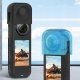 Dekielek Na Obiektyw + Obudowa Silikonowa Osłona Ochrona Do Insta360 X5 / X 5 / Pu757b 5