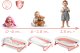 Ricokids Wanienka składana dla dzieci, niemowląt z termometrem i wkładką RK-287 biało-różowa 14