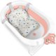 Ricokids Wanienka składana dla dzieci, niemowląt z wkładką RK-286 biało-różowa 2