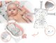Ricokids Wanienka składana dla dzieci, niemowląt z wkładką RK-286 biało-różowa 6