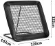 NeoSport Bramka treningowa rebounder 122 x 120 cm 4