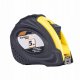 Miarka metalowa DONAU SAFETY, zwijana, 18mmx5m, blister, czarno-żółta 2