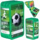 Piórnik szkolny GIMBOO, z wyposażeniem, 3 komory, Soccer 2025, zielony 4