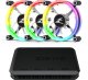 Zalman ZM-LF120A3, Fan, 12 cm, 800 RPM, 1300 RPM, Black, White 1
