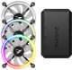 Zalman ZM-LF120A3, Fan, 12 cm, 800 RPM, 1300 RPM, Black, White 2