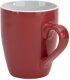 Kubek ceramiczny 320 ml czerwono-biały 3