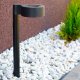 E-ligth Nowoczesny słupek solarny Eye 3000K LED ogrodowa lampa solarna IP44 4