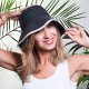 Czapka do sauny bucket hat ecru z 100% naturalnej wełny filcowej 8