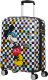 85667 A080 WALIZKA AMERICAN TOURISTER MICKEY CHECK WAVEBREAKER DISNEY SPIN.55/20 1