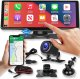 EKRAN SAMOCHODOWY MONITOR ODTWARZACZ CARPLAY ANDROID APPLE MONIOTR KAMERA COFANIA A3018 1