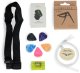 Zestaw: Ukulele sopranowe ciemne GBU10+ akcesoria Golden Guitar one size 11