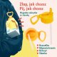 Brosky Kids Żólta butelka na wodę dla dzieci w lamy 450ml 6