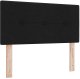 Łóżko z materacem vidaXL Czarne 100x200 cm Tkanina 6