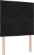 vidaXL Łóżko Sprężynowe z Materacem i LED Czarny 120x200 cm Aksamit 1