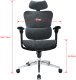 Equip Ergonomischer Bürostuhl mit Kopf und Armstützen  bl-sw lite Retail 11