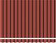 vidaXL Ręczna markiza rozsuwana pomarańczowo-brązowa 300x250 cm 7