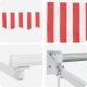 vidaXL Chowana markiza Czerwono-biała Pasiasta 350x250 cm 5