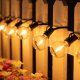 GIRLANDY LED OGRODOWA NA LAMPKI ŚWIETLNA SOLARNA ŻARÓWKA WODOSZCZELNA ŁAŃCUCH 10M 11